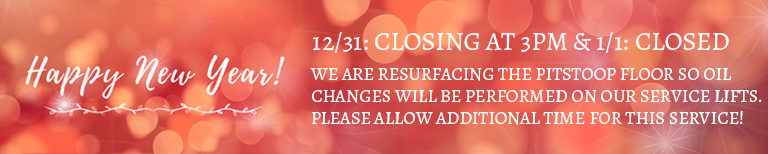 12/31: CLOSING AT 3PM & 1/1: CLOSED | Fuller Automotive